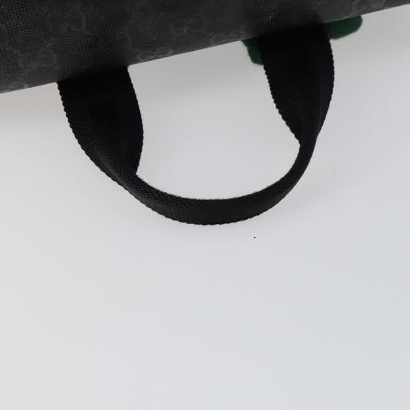 GUCCI GG Implementation Web Sherry Line Backpack Black Silver 347984 Auth ka1009 main image 4